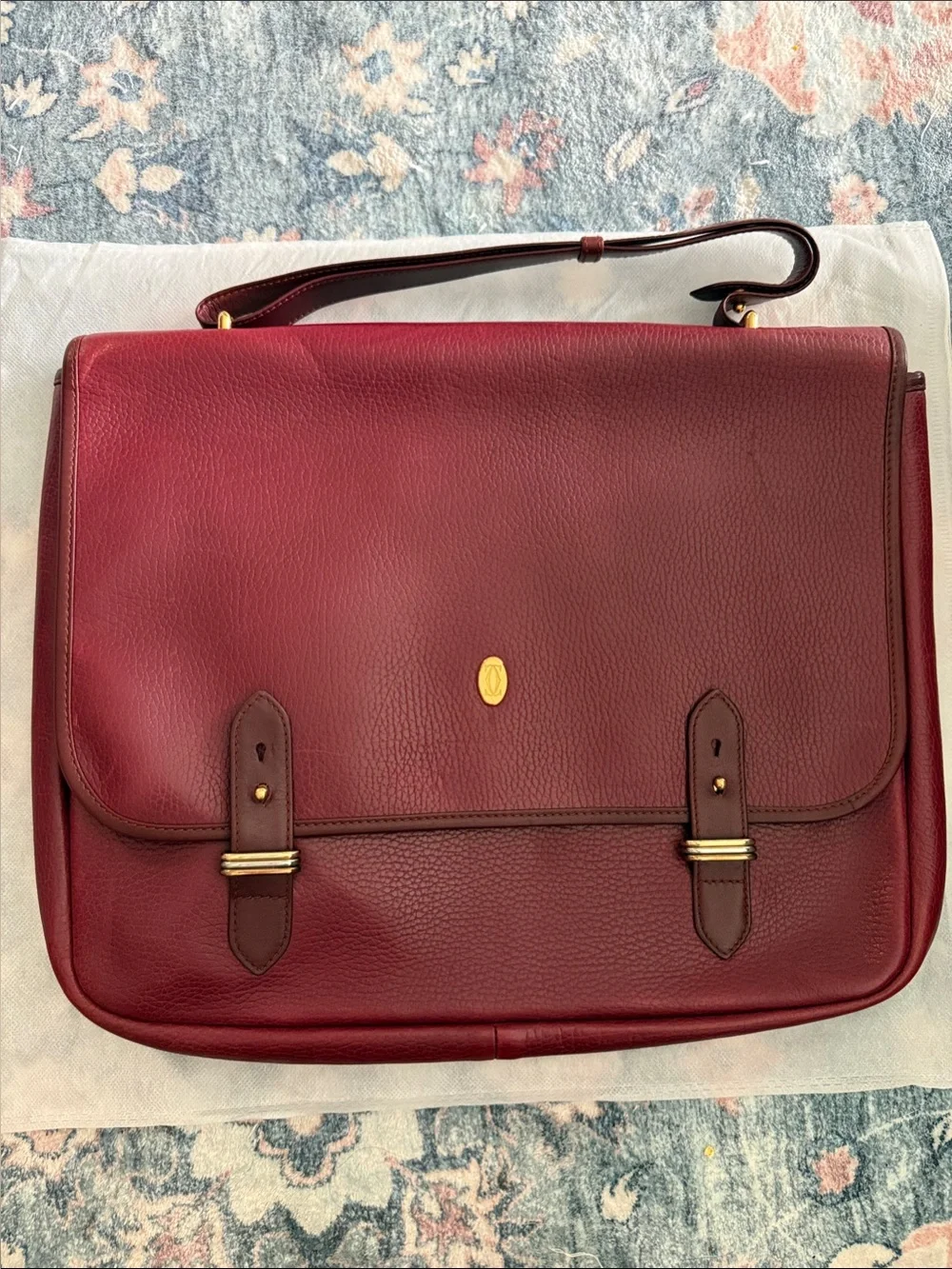 Murt de Cartier Vintage Leather Briefcase